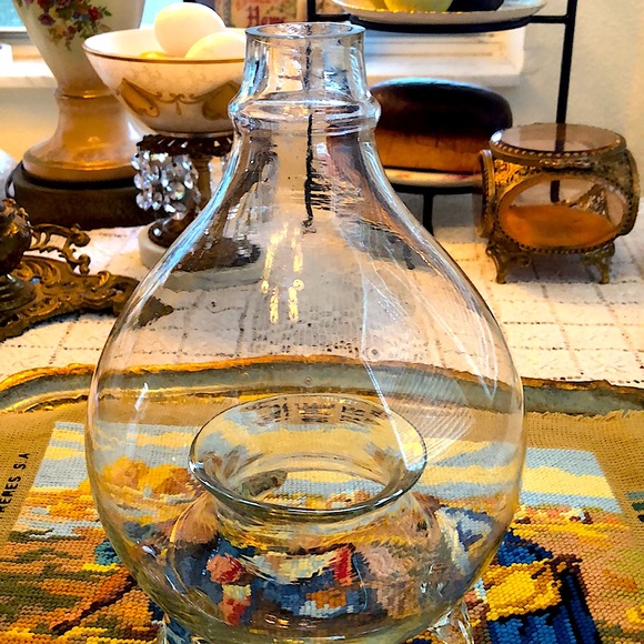 EUC- Antique handmade Blown Glass Wasp Flying Bugs Catcher - Picture 3 of 12